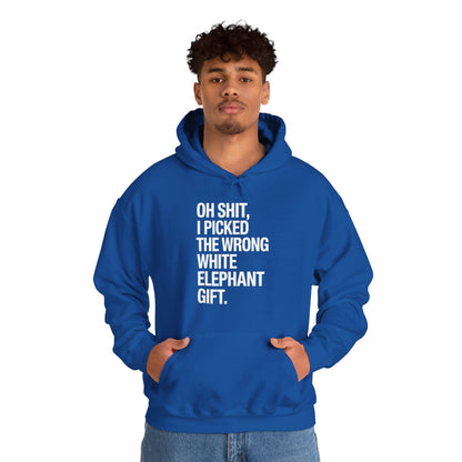 Oh Shit Funny White Elephant Gifts for Adults Under 15 20 Hoodie