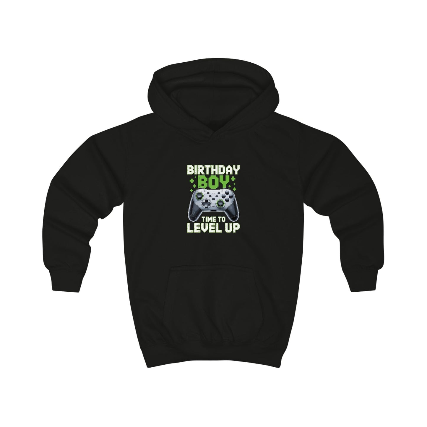 Level Up Birthday Boy Video Game Hoodie