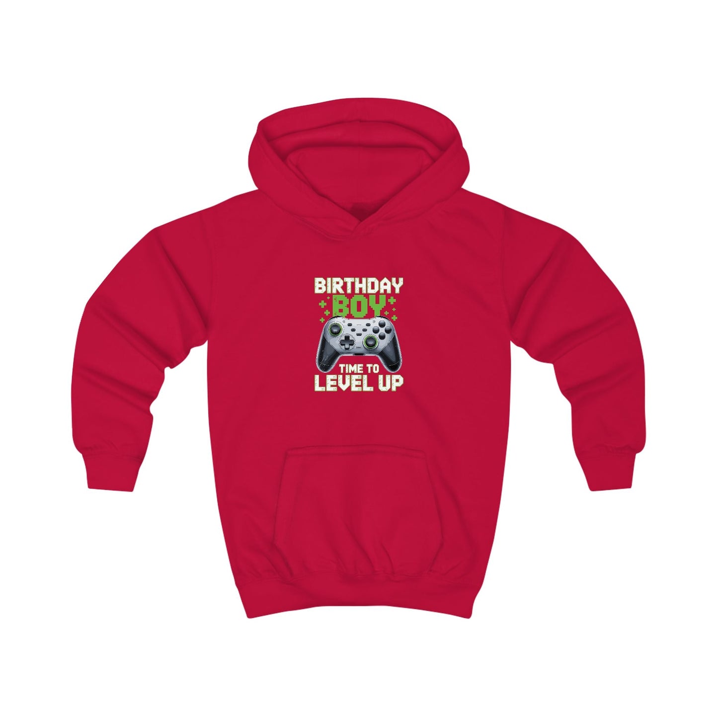 Level Up Birthday Boy Video Game Hoodie