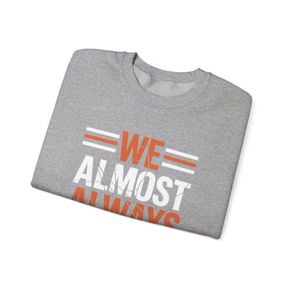 Funny Cleveland Throwback We Almost Always Almost Win Football Fans Lovers Sweatshirt