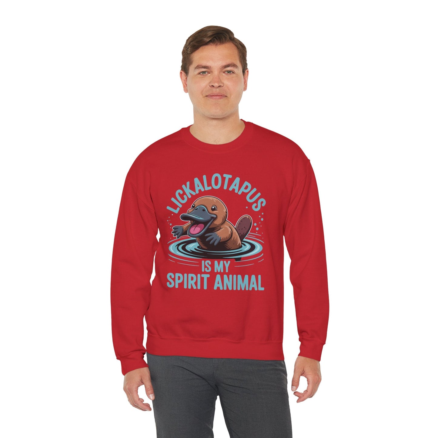 Vintage Funny Lickalottapus Is My Spirit Animal Lovers Meme Sweatshirt