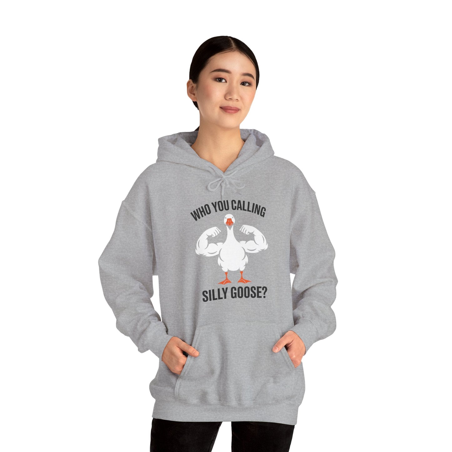 Who You Calling Silly Goose Funny Gym Meme Hoodie