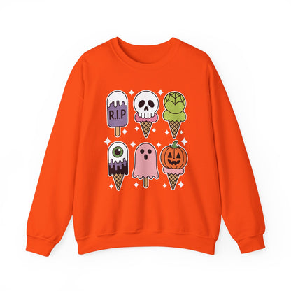 Horror Movie Summer Popsicle Halloween Ice Cream Summer-ween Sweatshirt for Men Women