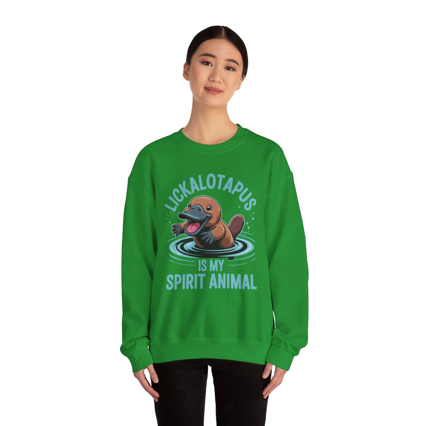 Vintage Funny Lickalottapus Is My Spirit Animal Lovers Meme Sweatshirt