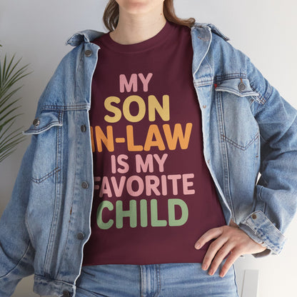 My Son In Law Is My Favorite Child Mothers Day Mother in Law T-Shirt
