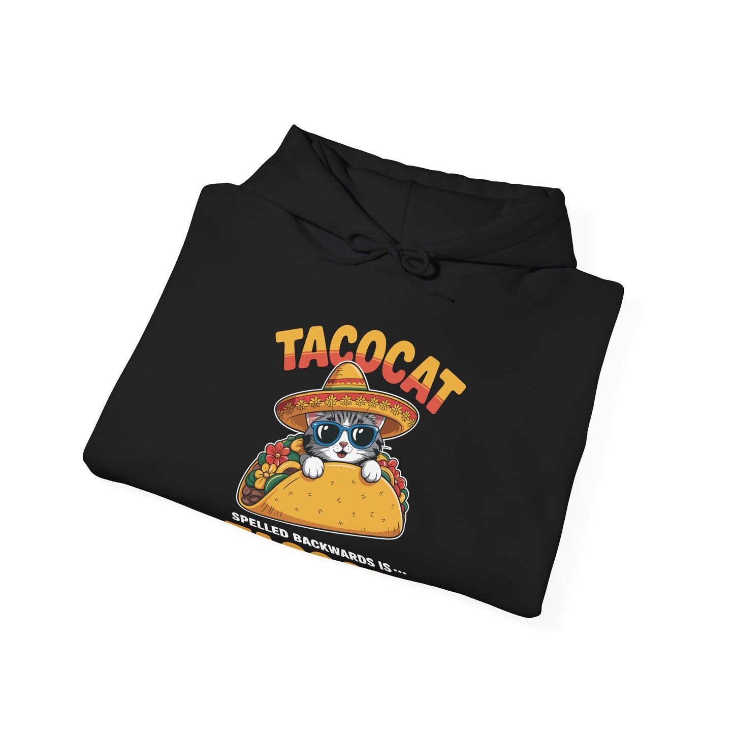 Tacocat Spelled Backwards Taco Cat Cinco De Mayo Hoodie Men Women