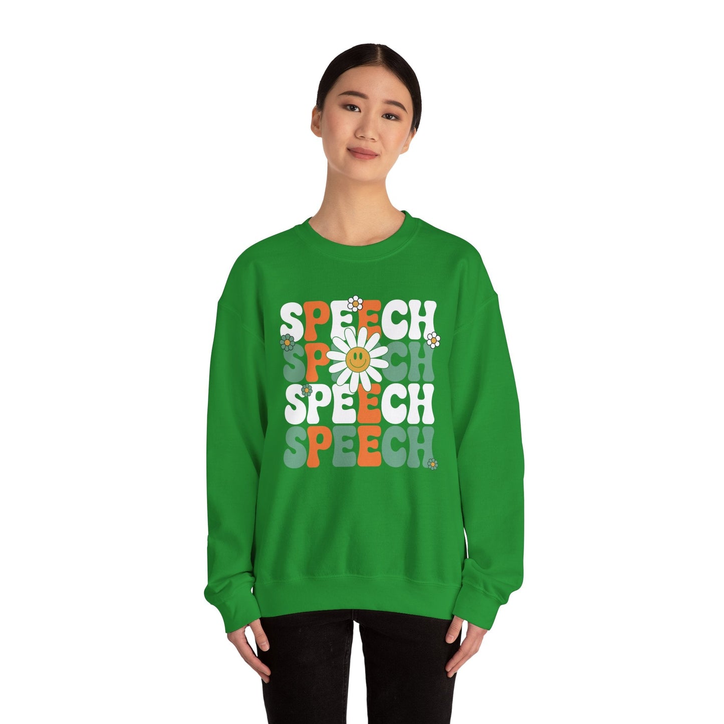 Speech Therapy Retro Speech Language Pathologist Therapist Sweatshirt