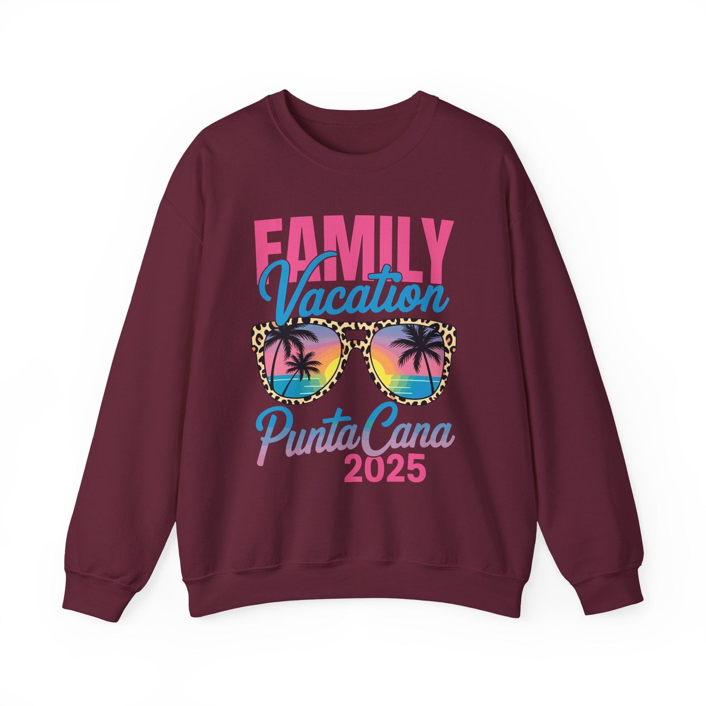 Family Vacation Punta Cana 2025 Matching Holiday Summer Sweatshirt