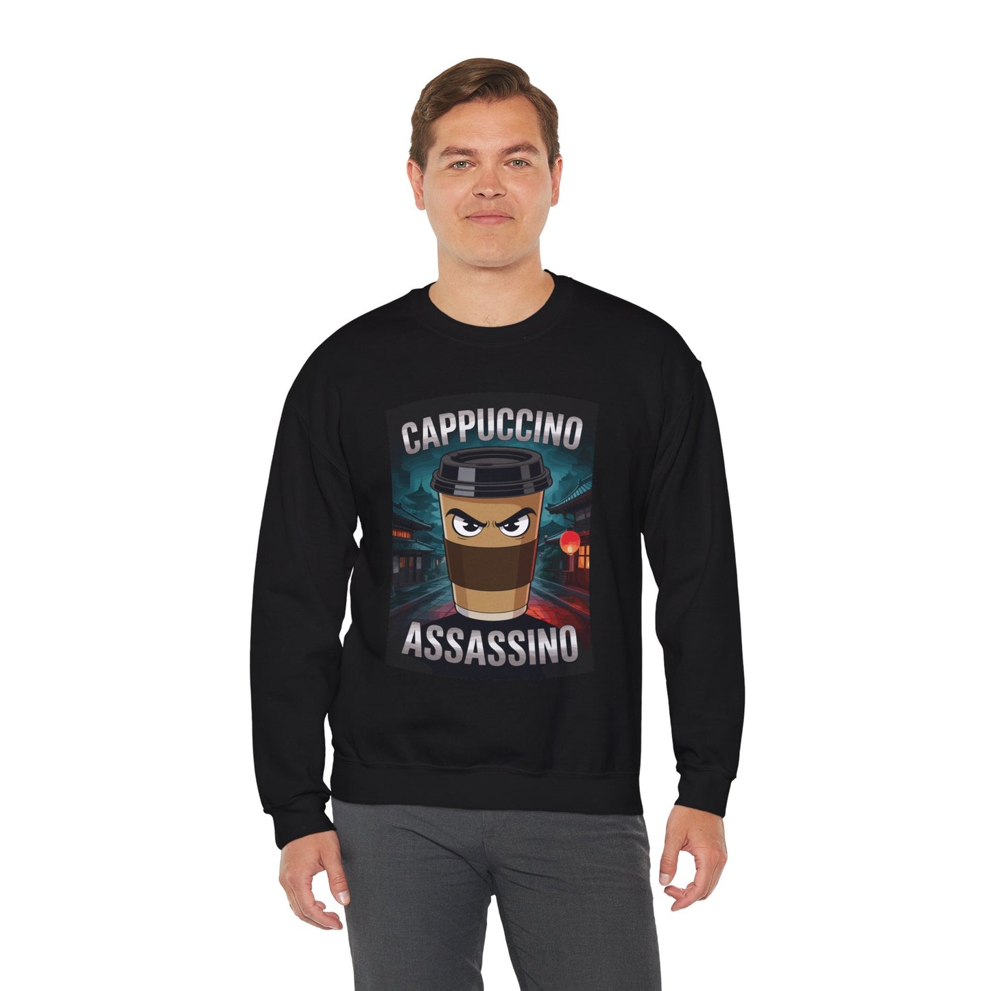 Cappuccino Assassino Coffee Lovers Italian Brainrot Meme Sweatshirt