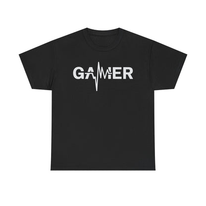 Gamer Heartbeat Video Games Graphic T-Shirt