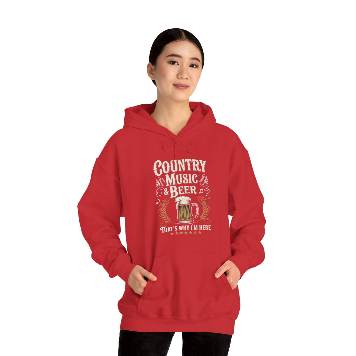 Vintage Country Music and Beer That's Why I'm Here Legends Hoodie