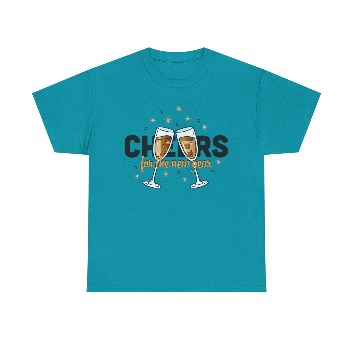 Happy New Year Cheers T-Shirt Festive New Year’s Eve Party Tee for Men and Women