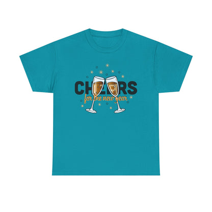Happy New Year Cheers T-Shirt Festive New Year’s Eve Party Tee for Men and Women