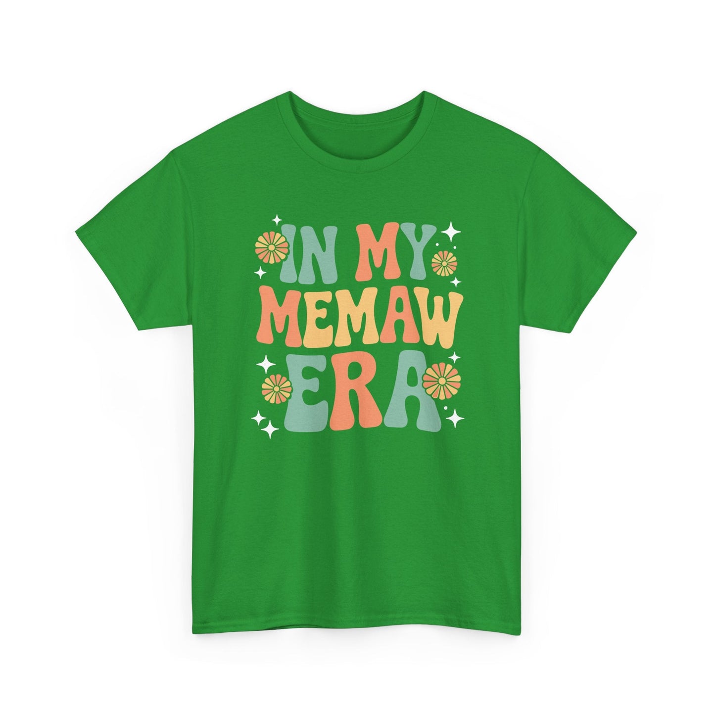 In My Memaw Era Funny Sarcastic Groovy Retro Mothers Day T-Shirt