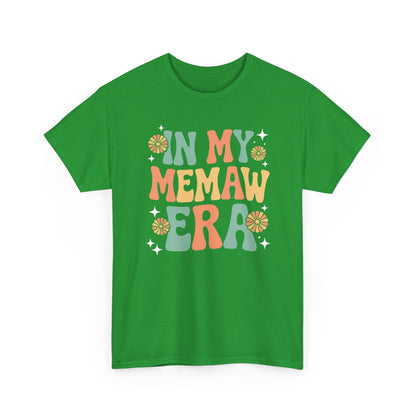 In My Memaw Era Funny Sarcastic Groovy Retro Mothers Day T-Shirt