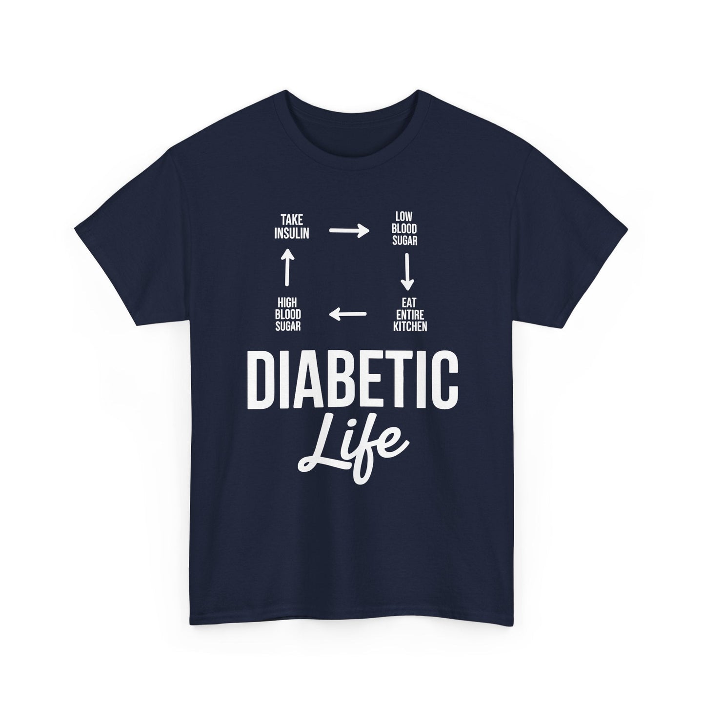 Funny Diabetic Type 1 Diabetes T1D Diabetes Awareness T-Shirt