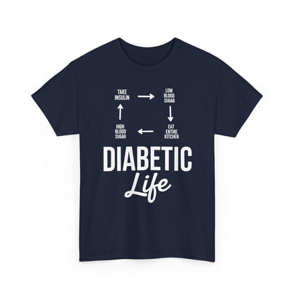 Funny Diabetic Type 1 Diabetes T1D Diabetes Awareness T-Shirt