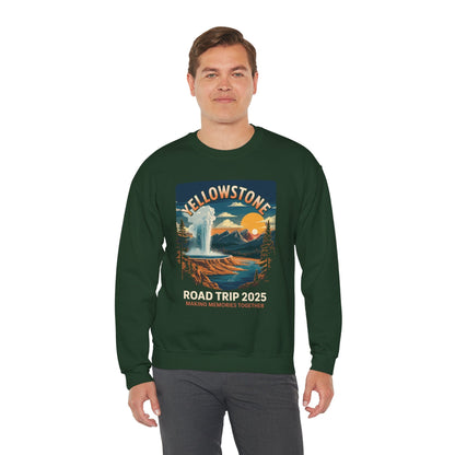 Yellowstone Family Road Trip 2025 National Park Outdoor Sweatshirt