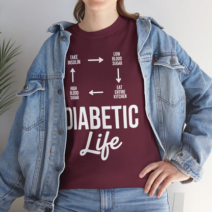 Funny Diabetic Type 1 Diabetes T1D Diabetes Awareness T-Shirt