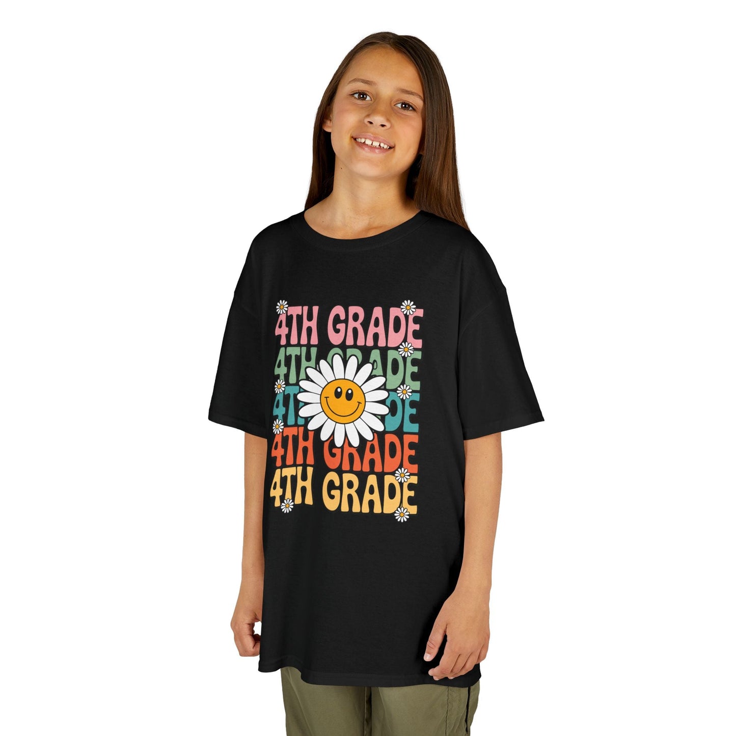 Groovy 4th Grade Back To School First Day of Fourth Grade T-Shirt