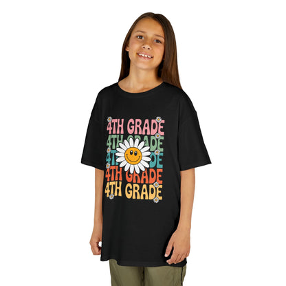 Groovy 4th Grade Back To School First Day of Fourth Grade T-Shirt