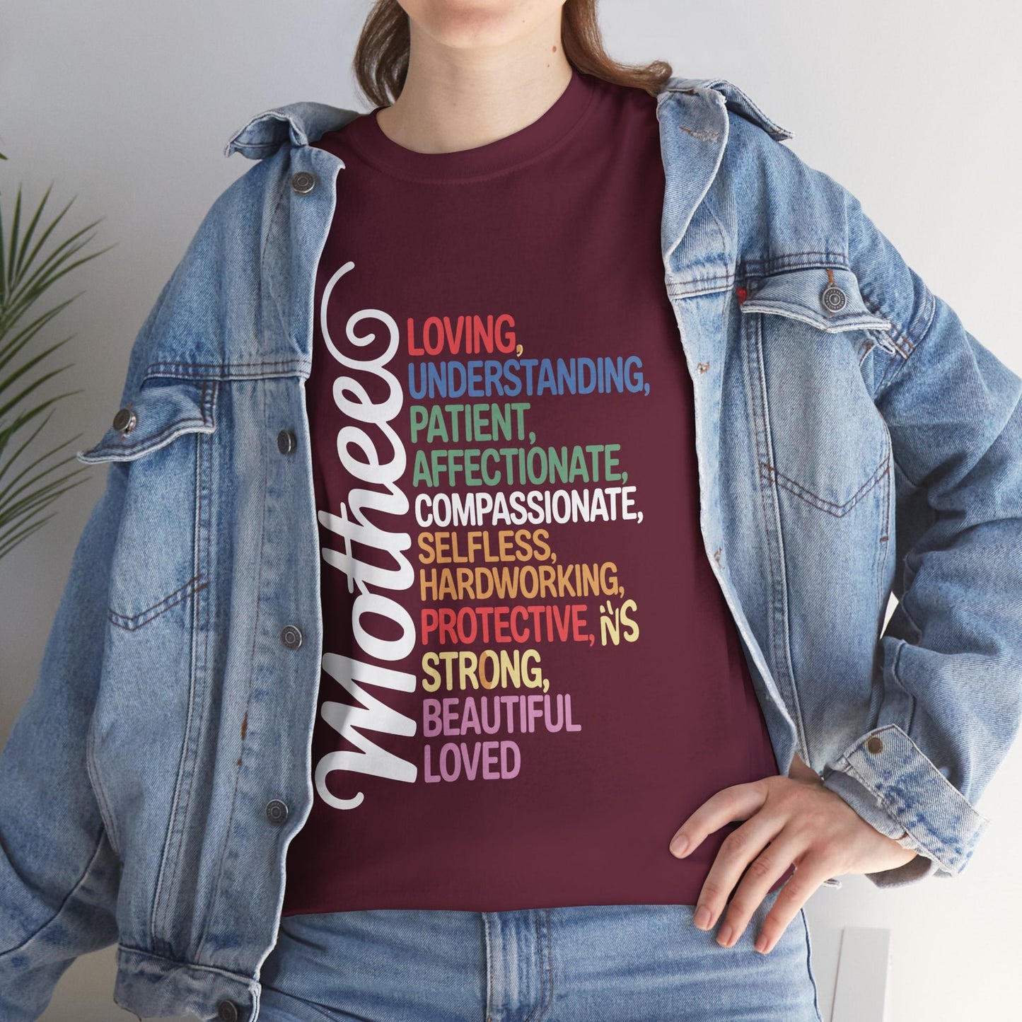 MOTHER Meaning Shirt I Love Mom Mothers Day T-Shirt