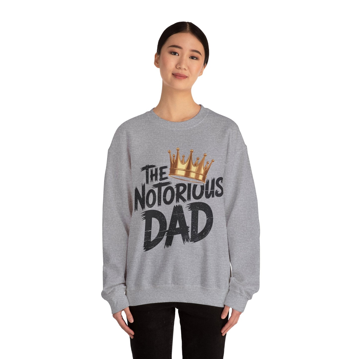 Old School Funny Hip Hop Fathers Day Notorious Dad Sweatshirt