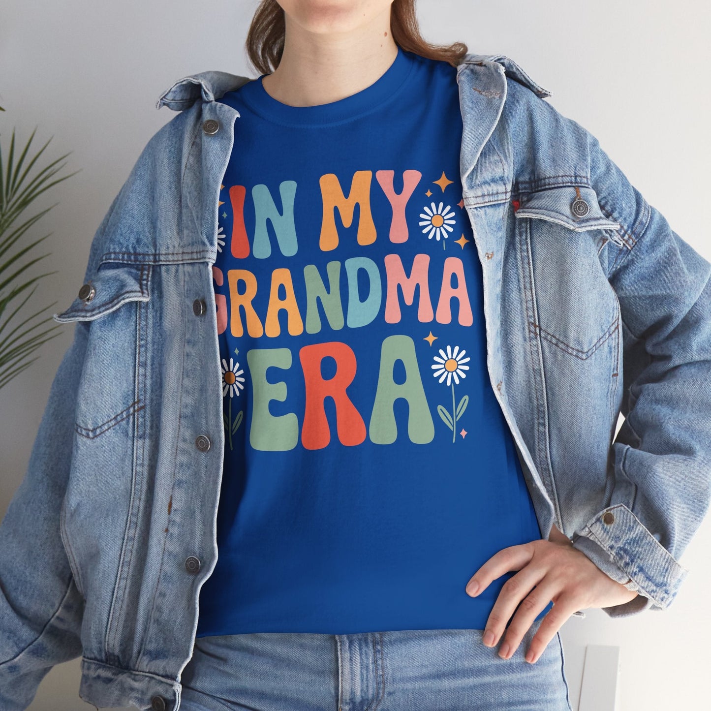 In My Grandma Era Funny Sarcastic Groovy Retro Mothers Day T-Shirt