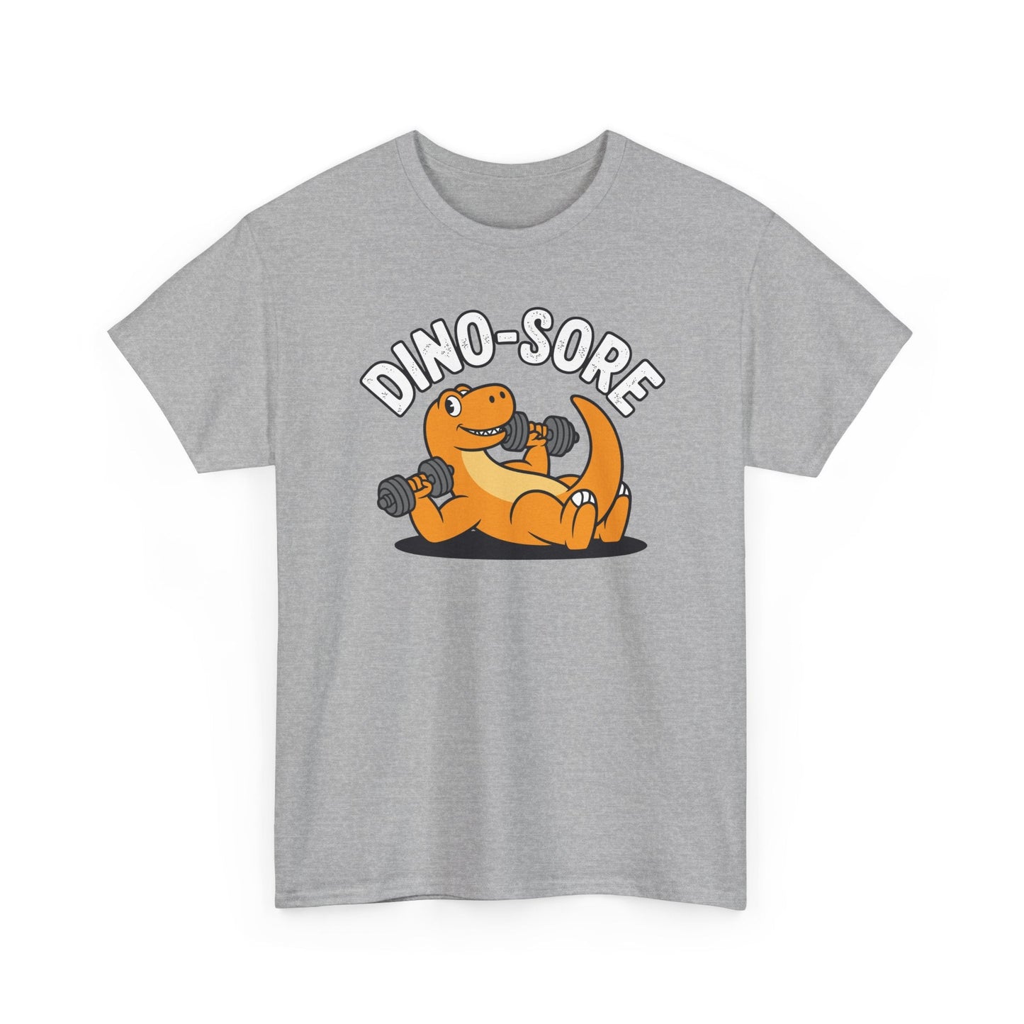 Gym Workout Dino Sore Exercise Fitness Boys Women Men T-Shirt
