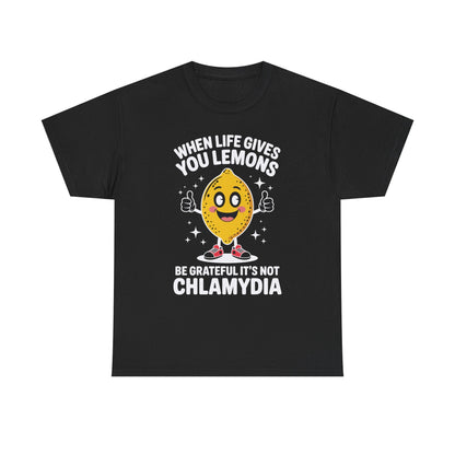 Lemons and Chlamydia Absurd Offensive Meme Sarcastic Edgy T-Shirt