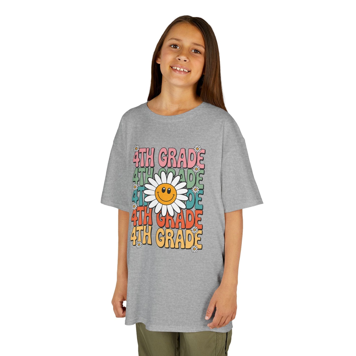 Groovy 4th Grade Back To School First Day of Fourth Grade T-Shirt