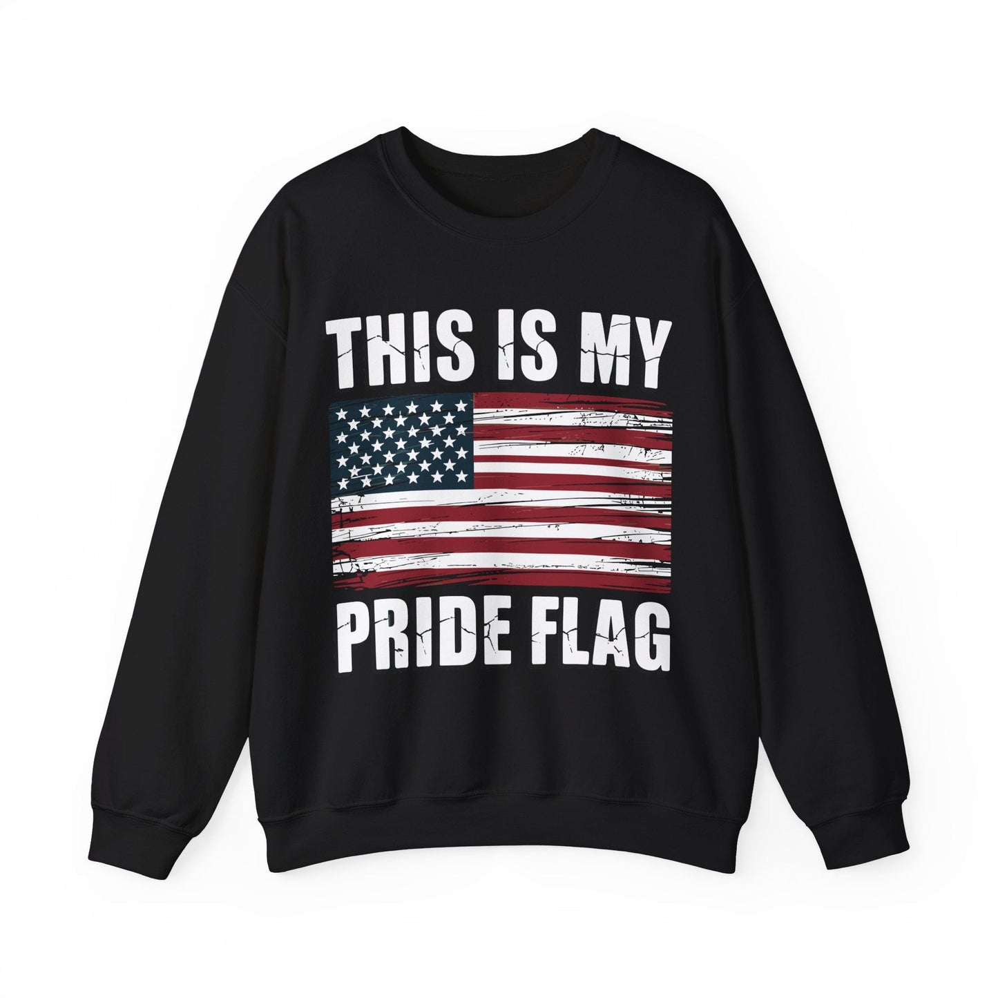 This Is My Pride Flag USA American 4th of July Patriotic Sweatshirt