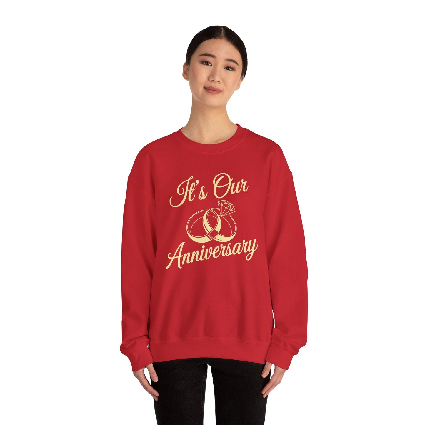 It's Our Anniversary Shirts for Married Couples Husband Wife Sweatshirt