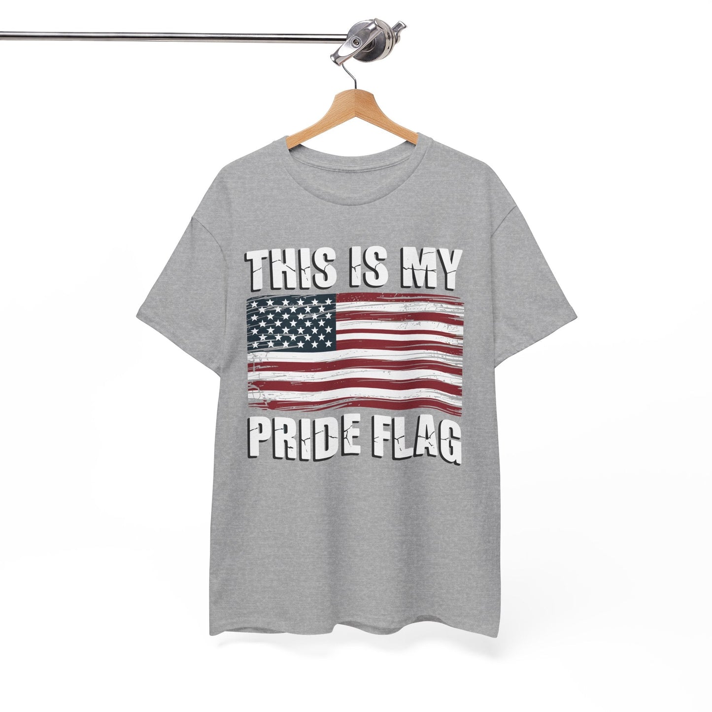 This Is My Pride Flag USA American 4th of July Patriotic T-Shirt