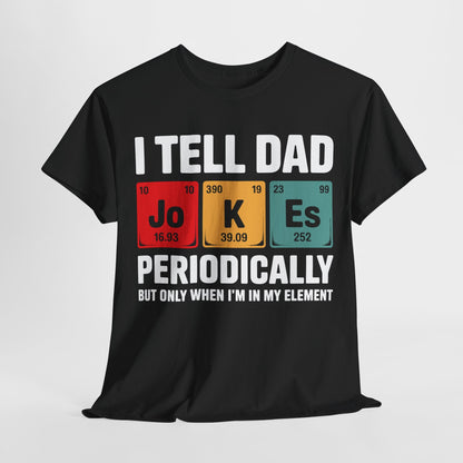 I Tell Dad Jokes Periodically Element Vintage Father's Day T-Shirt