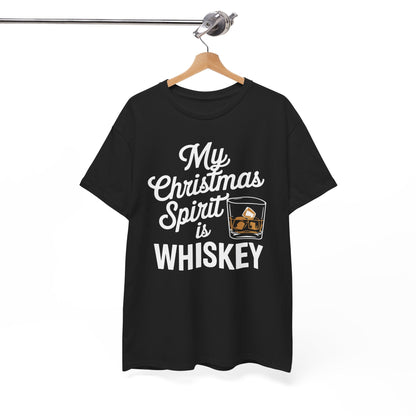 Funny Christmas Drinking Shirt Whiskey Liquor Drinker Saying T-Shirt