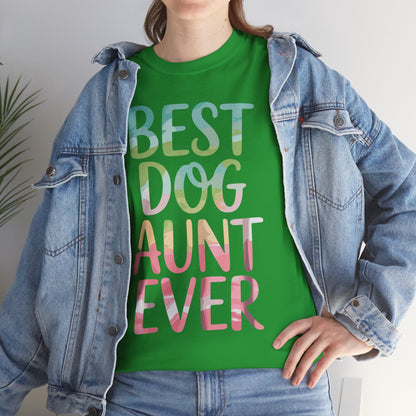 Best Dog Aunt Ever Shirt Women Dog Lover Auntie Mothers Day T-Shirt
