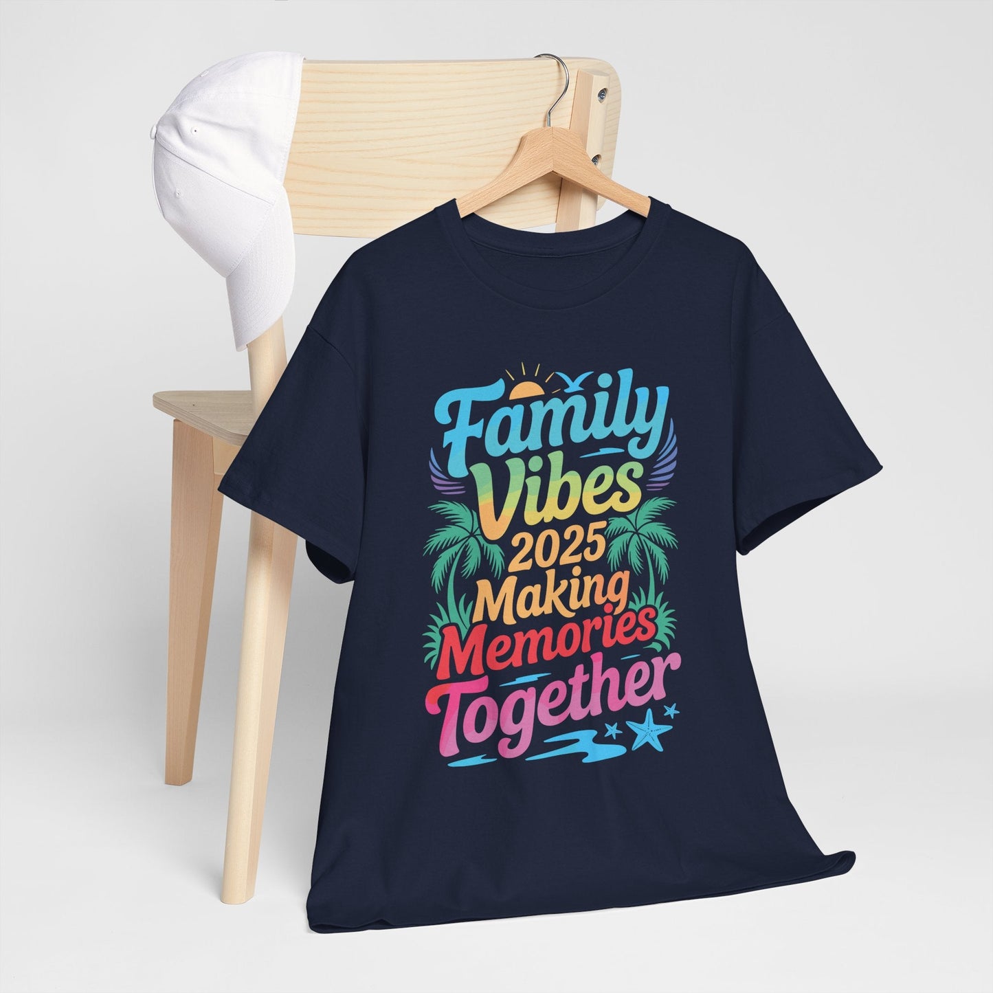 Family 2025 Vibes Family Reunion Vacation Making Memories T-Shirt