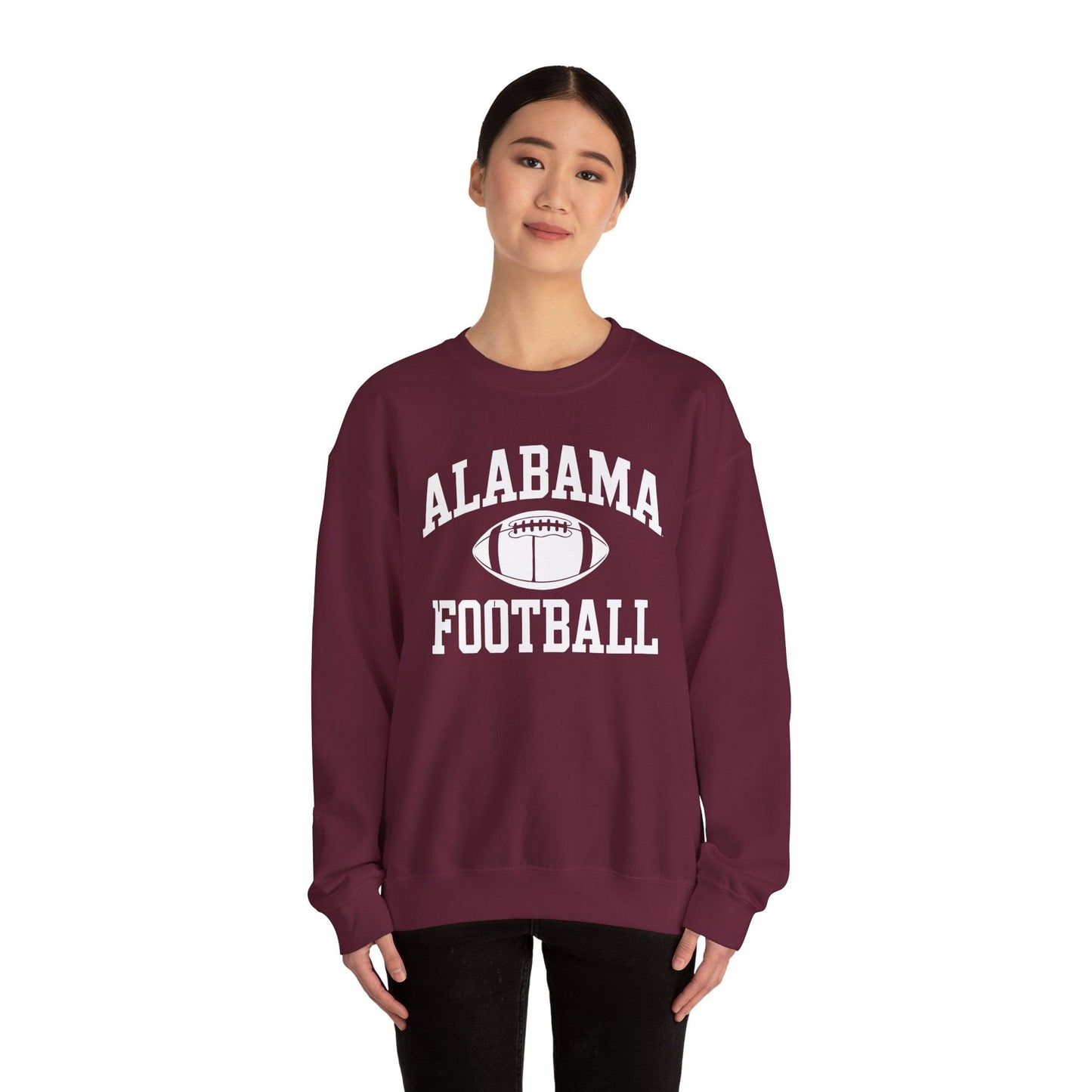 Men's Grey Alabama Football Vintage Distressed Sweatshirt