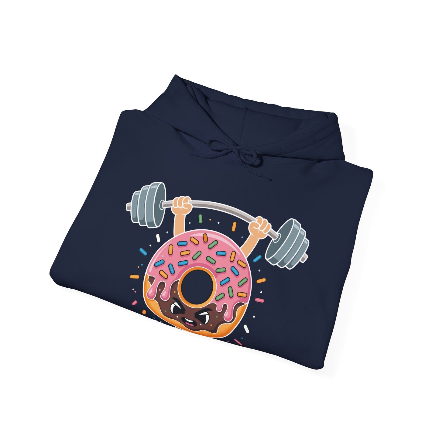 Funny Weightlifing Fitness Workout Gym Donut Lover Hoodie
