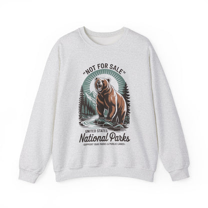 Not For Sale National Parks Support Our Parks & Public Lands Sweatshirt