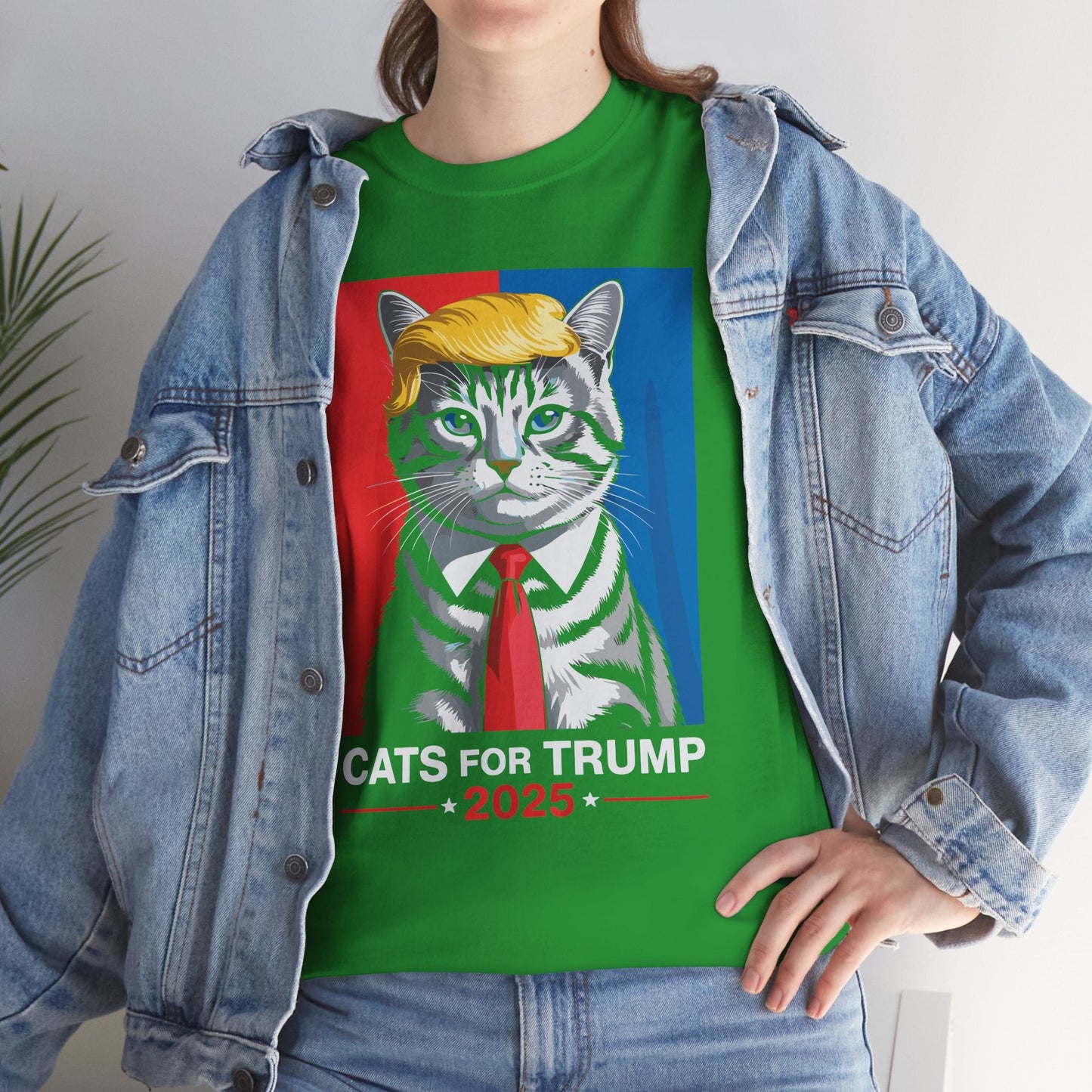 Cats For Trump 2025 Funny Tee For Vance Trump T-shirt