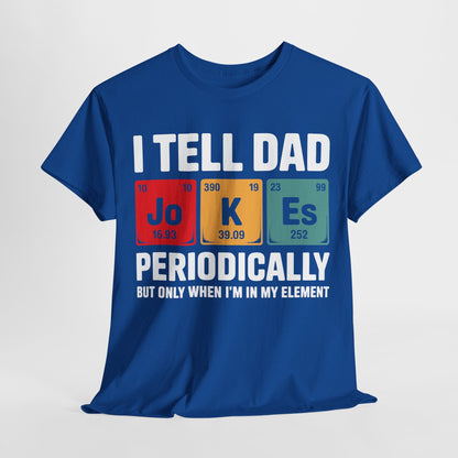 I Tell Dad Jokes Periodically Element Vintage Father's Day T-Shirt