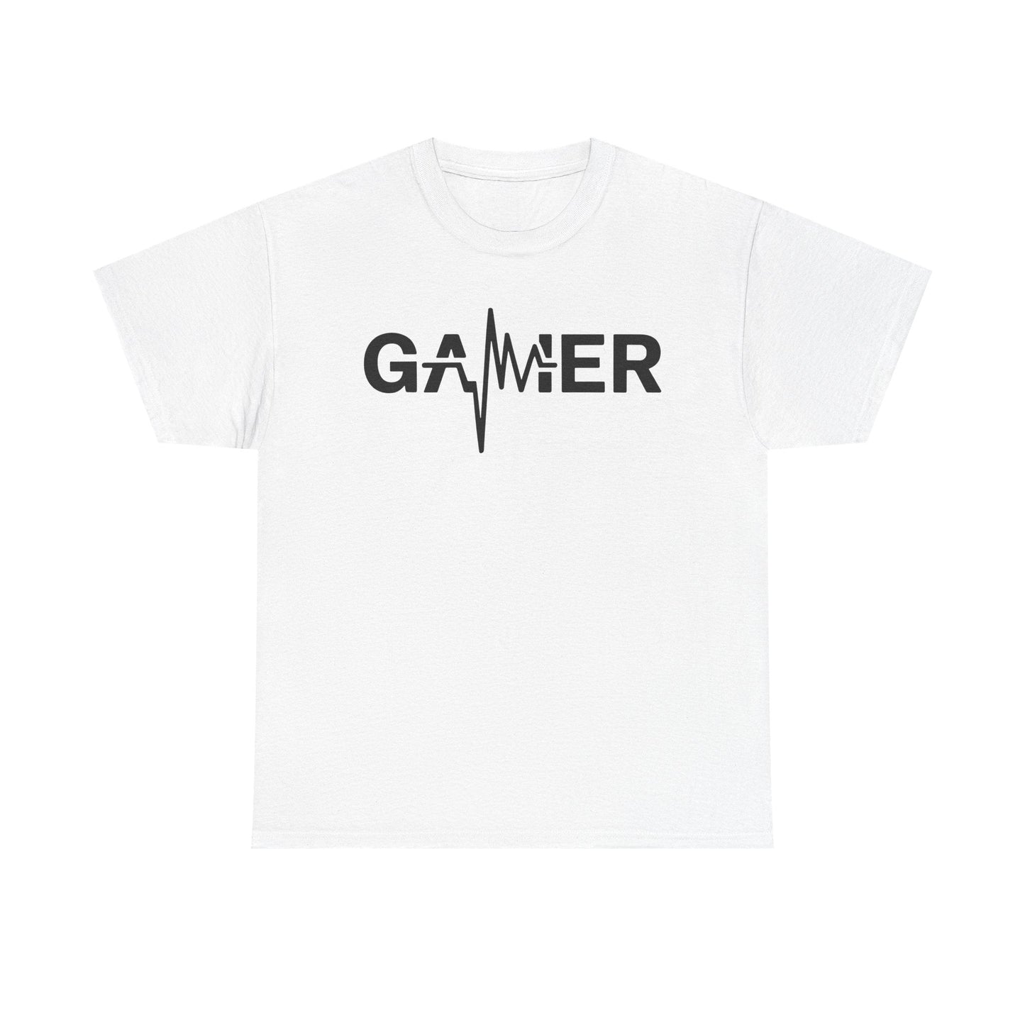 Gamer Heartbeat Video Games Graphic T-Shirt