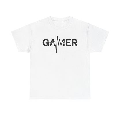 Gamer Heartbeat Video Games Graphic T-Shirt