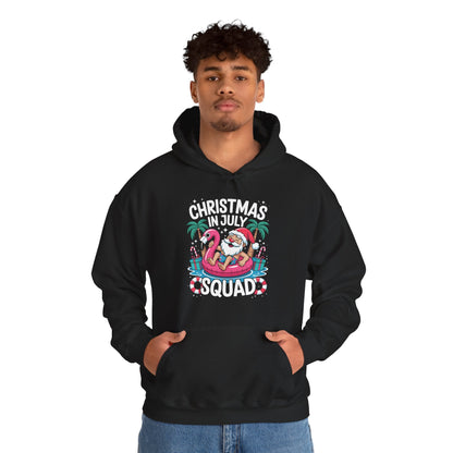 Christmas In July 2025 Squad Summer Beach Vacation Xmas Cool Hoodie