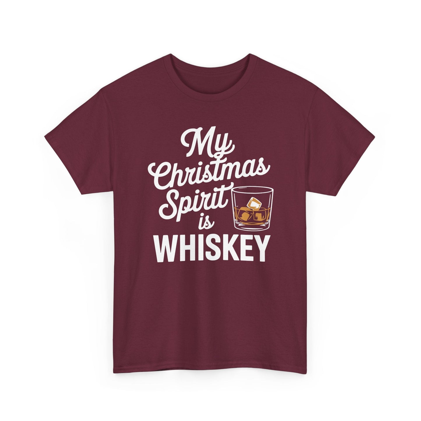 Funny Christmas Drinking Shirt Whiskey Liquor Drinker Saying T-Shirt