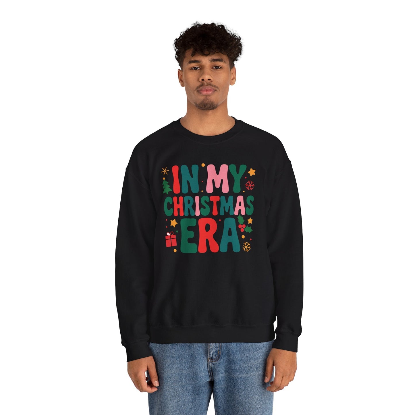 In My Christmas Era Cute Groovy Christmas Holiday Xmas Sweatshirt