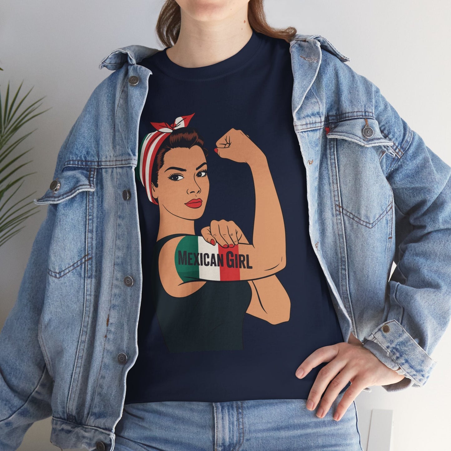 Mexican Girl Mujer Rosie Riveter Cinco De Mayo Fiesta T-Shirt Women