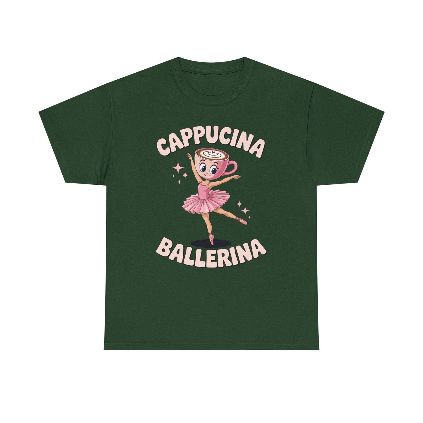 Funny Ballerina Cappuccina Coffee Dance Lovers Italian Meme T-Shirt